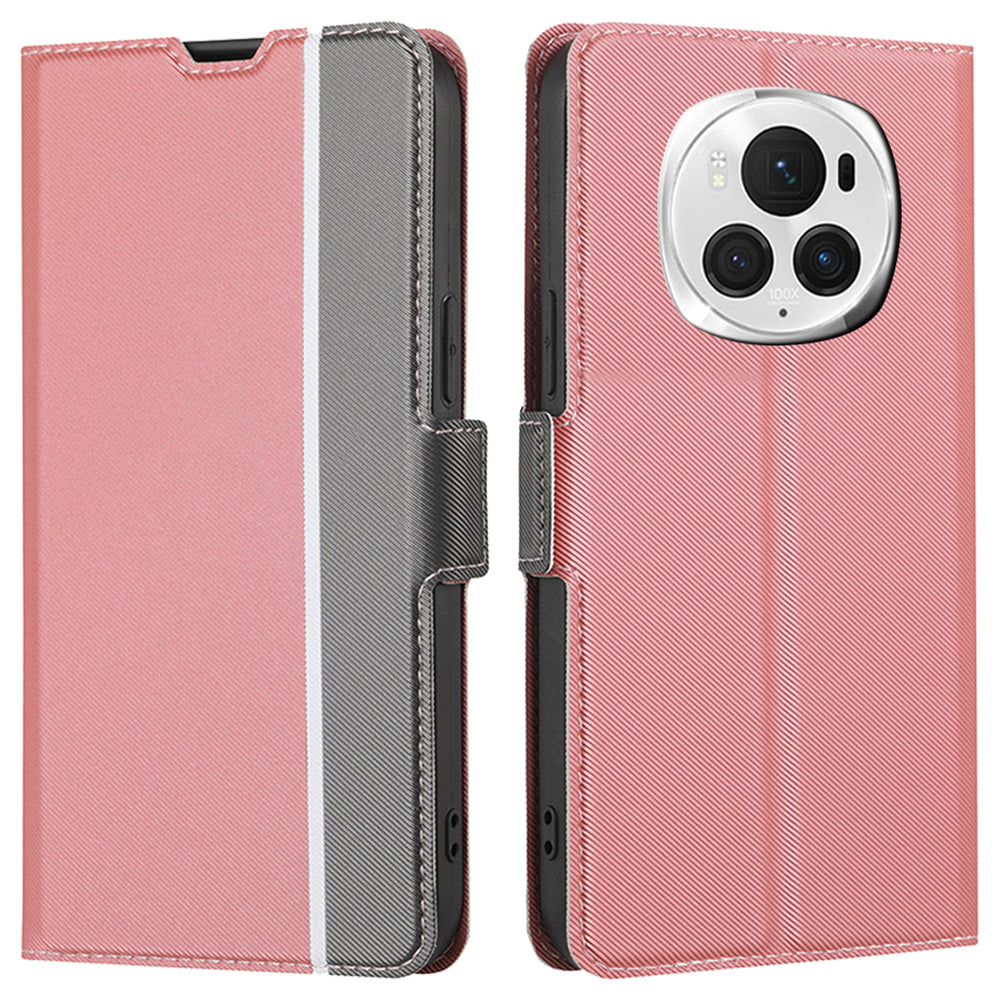 For Honor Magic6 Pro 5G Case Card Slots Phone Leather Cover with Dual Magnetic Clasp For Honor Magic6 Pro 5G Case Card Slots Phone Leather Cover with Dual Magnetic Clasp